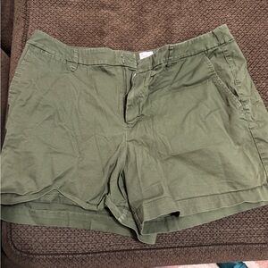 Olive Green Women's Shorts